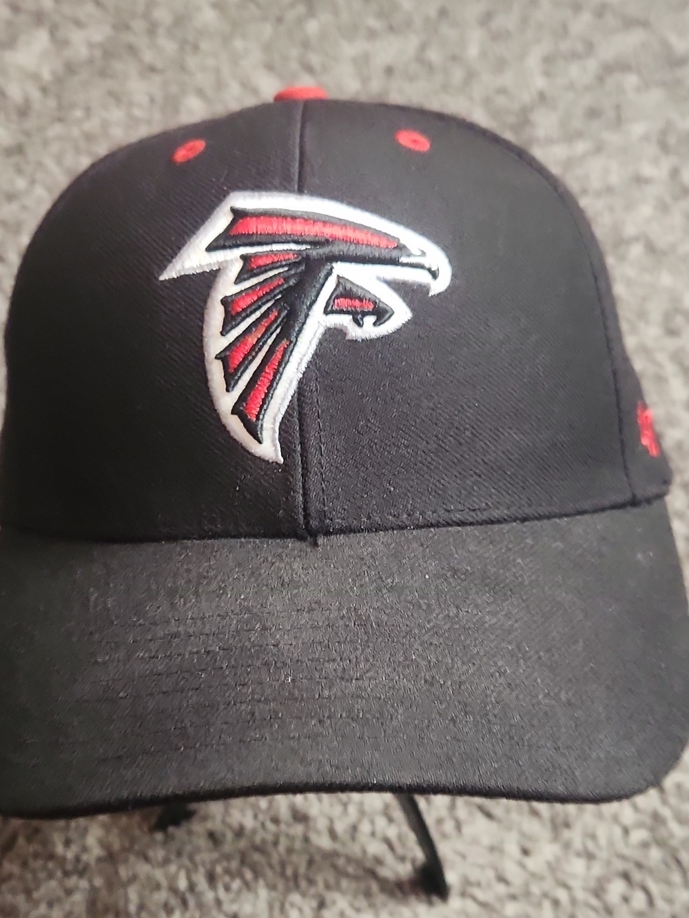 47 Black and Red Atlanta Falcons Curved Bill Cap